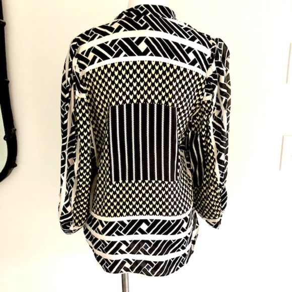 DVF Diane Von Furstenberg  Syrahni Silk & Cotton Tunic - Picture 2 of 8